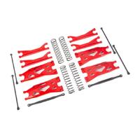 TRAXXAS SUSPENSION KIT, X-MAXX WIDEMAXX, RED
