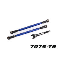 Traxxas Toe Links, Front (Tubes Blue-Anod, 7075-T6 Alumin) (2)