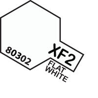 TAMIYA XF-2 FLAT WHITE- ENAMEL PAINT POT