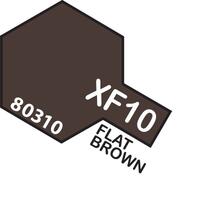 TAMIYA XF-10 FLAT BROWN- ENAMEL PAINT POT