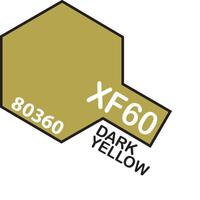 TAMIYA XF-60 DARK YELLOW- ENAMEL PAINT POT