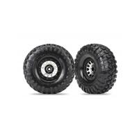 TRAXXAS T&W ASSMB 2.2" METHOD 105 BLK CHRM - 38-8172