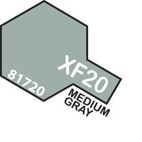 TAMIYA ACRYLIC PAINT - MINI XF-20 MEDIUM GREY