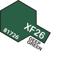 TAMIYA ACRYLIC PAINT - MINI XF-26 DEEP GREEN