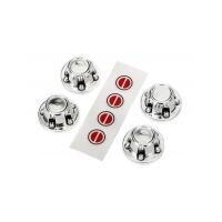 TRAXXAS CENTER CAPS, WHEEL (CHROME) (4) - 38-8176