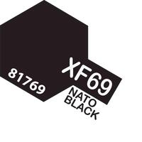 Tamiya Acrylic Paint - Mini Xf-69 Nato Black