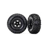 TRAXXAS TIRES & WHEELS, ASS, GLUED TRX-4 SPORT (2) - 38-8181