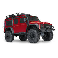 TRAXXAS TRX-4 SCALE & TRAIL CRAWLER LAND ROVER, TQI 2.4, 4 CHANNEL RADIO, NO BATTERY & CHARGER - 39-82056-4RED