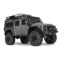 TRAXXAS TRX-4 SCALE & TRAIL CRAWLER LAND ROVER, TQI 2.4, 4 CHANNEL RADIO, NO BATTERY & CHARGER -39-82056-4SLVR