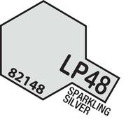 TAMIYA LP-48 SPARKLING SILVER LACQUER PAINT 10ML