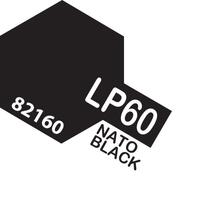 TAMIYA LP-60 NATO BLACK LACQUER PAINT 10ML