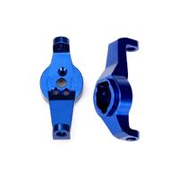 Traxxas Caster Blocks, 6061-T6 Alum, Blue-Anod, L&R - 38-8232X