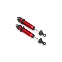 TRAXXAS SHOCKS, GTR, 139MM, ALUMIN (RED) - 38-8460R