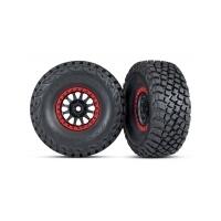 TRAXXAS T&WHLS, ASSEMB, GLUED, MTHD RACE