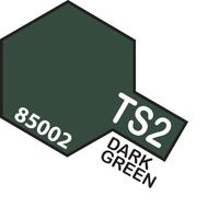 TAMIYA SPRAY PAINT CAN- TS-2 DARK GREEN