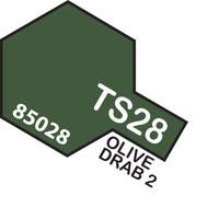 TAMIYA SPRAY PAINT CAN- TS-28 OLIVE DRAB 2
