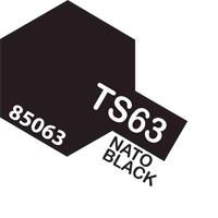 TAMIYA SPRAY PAINT CAN- TS-63 NATO BLACK
