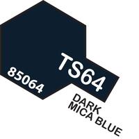TAMIYA SPRAY PAINT CAN- TS-64 DARK MICA BLUE