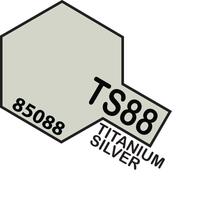 TAMIYA SPRAY PAINT CAN- TS-88 TITANIUM SILVER