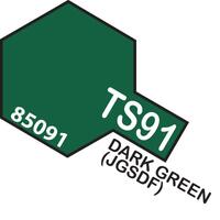 TAMIYA SPRAY PAINT CAN- TS-91 DARK GREEN (JGSDF)