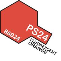 TAMIYA SPRAY PAINT CAN- PS-24 FLUORESCENT ORANGE