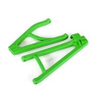TRAXXAS SUSPENSION ARMS, GREEN, REAR (RIGHT), HEAVY DUTY, ADJUSTABLE WHEELBASE, UPPER (1)/ LOWER (1) - 38-8633G