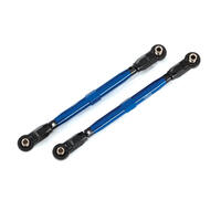 Traxxas Toe Links, Front (Tubes Blue-Anodized, 7075-T6 Aluminum, Stronger Than Titanium) (2) (For Use With 8995 Widemaxx  Suspension Kit) 38-8997X