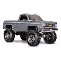 Traxxas Trx-4 Scale & Trail Crawler With 1979 Chevrolet K10 Truck-Metalic Silver