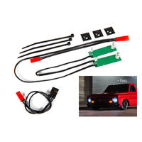 Traxxas Led Light Set, Front, Complete (White) (Includes Light Harness, Power Harness, Zip Ties (3)) 38-9496