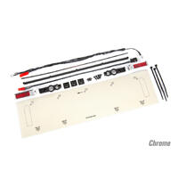 Traxxas Led Lights, Tail Lights (Red)/ Power Harness/ Tail Light Housings (Left & Right)/ Tailgate Trim (Chrome)/ Zip Ties (3) 38-9497R