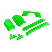 TRAXXAS BODY REINFORCEMENT SET, GREEN/ SKID PADS (ROOF) (FITS 9511 BODY)