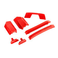 TRAXXAS BODY REINFORCEMENT SET, RED/ SKID PADS (ROOF) (FITS 9511 BODY) 38-9510R