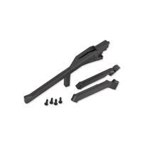 TRAXXAS CHASSIS BRACES (REAR (1), REAR TOWER (2))/ 4X15 CCS (4) 38-9521