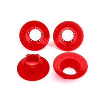 Traxxas Wheel Covers Red (9572)