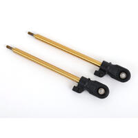 Traxxas Shock Shaft, 80Mm (Gt-Maxx ) (Tin-Coated) (2) (Assembled With Rod Ends And Steel Hollow Balls)