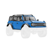 TRAXXAS BODY FORD BRONCO COMPLETE BLUE