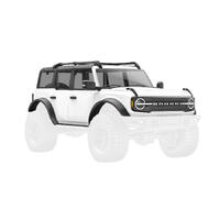 TRAXXAS BODY FORD BRONCO COMPLETE WHITE