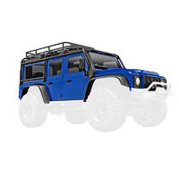 TRAXXAS BODY LAND ROVER DEFENDER COMPLETE BLUE