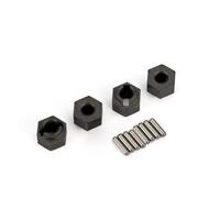 Traxxas Wheel Hubs, 7Mm Hex (4)/ Axle Pins (8)