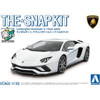 1/32 SNAP LAMBORGHINI AVENTADOR S (Pearl White)