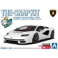 1/32 SNAP LAMBORGHINI Countach LPI 800-4 (White)