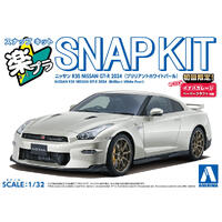 1/32 SNAP NISSAN R35 NISSAN GT-R 2024 (Brilliant White Pearl)
