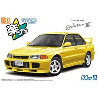 1/24 SNAP CE9A Lancer GSR Evolution III 1995 (Dandelion Yellow)