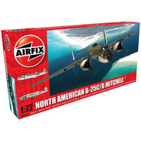 AIRFIX NORTH AMERICAN B25C/D MITCHELL 1:72 - NEW TO0L
