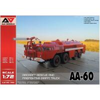 A&A Models 1/72 Aa-60 Airport Firefighting Truck Plastic Model Kit