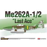 Academy 1/72 Me262A-1/2 "Last Ace" Le: Plastic Model Kit [12542]
