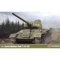 ACADEMY 1/72 SOVIET MEDIUM TANK T-34-85 PLASTIC MODEL KIT