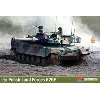 ACADEMY 1/35 POLISH LAND FORCES K2GF PLASTIC MODEL KIT