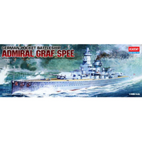 ACADEMY 1/350 GERMAN POCKET BATTLESHIP ADMIRAL GRAF SPEE PLASTIC MODEL KIT [14103]