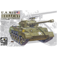 AFV CLUB 1/35 M18 HELLCAT TANK DESTROYER PLASTIC MODEL KIT [AF35015]